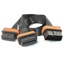 Carica l&#39;immagine nel visualizzatore di Gallery, 1,01 Meters 1 m 16 Pin OBD2 OBD II Ultra Low Profile 1 maschio a 2 femmine,... - Ilgrandebazar