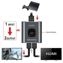 Carica l'immagine nel visualizzatore di Gallery, HDMI Switch Splitter, GANA Alluminio bidirezionale 2... - Ilgrandebazar