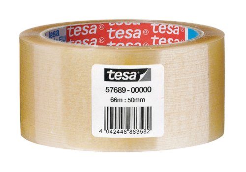 Tesa 57689-00000-00 Nastro da Imballo Acrilico, Svolgimento Silenzioso,... - Ilgrandebazar