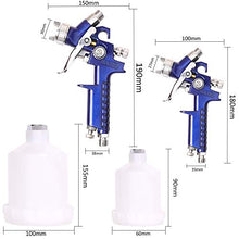Carica l&#39;immagine nel visualizzatore di Gallery, KKmoon 2 Pezzi Pistola per Verniciare Set di Macchine Aerografo con... - Ilgrandebazar