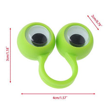 Carica l&#39;immagine nel visualizzatore di Gallery, Occhi da Dito,30 Pack Occhio Dito Marionette in 5 Colori Burattini Dito... - Ilgrandebazar