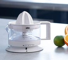 Carica l&#39;immagine nel visualizzatore di Gallery, Braun CJ 3000 Spremiagrumi, 20 W, 0.35 Litri, plastica, Bianco - Ilgrandebazar