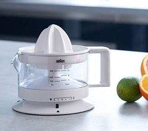 Braun CJ 3000 Spremiagrumi, 20 W, 0.35 Litri, plastica, Bianco - Ilgrandebazar