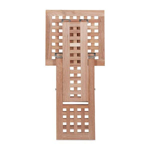 Relaxdays 10021328 Tavolino da Salotto, Pieghevole, 33 x 33 x 40.5 cm, Brown