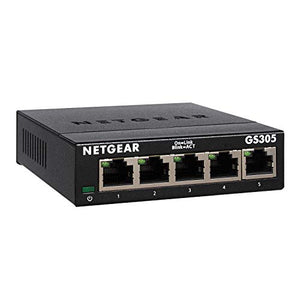 Netgear GS305 Switch Ethernet 5 porte, Gigabit desktop, hub ethernet...