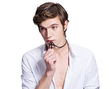 Carica l&#39;immagine nel visualizzatore di Gallery, sailimue Collana in Acciaio Inox Croce Catena Bizantino Gli Uomini...