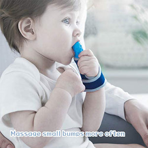 Clip ciuccio dentizione neonati massaggiagengive Dentifricio JRBT-FG - Ilgrandebazar