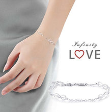 Carica l&#39;immagine nel visualizzatore di Gallery, 925 sterline d&#39;argento Infinity Love Bracciale - Billie Bijoux Donne Simbolo... - Ilgrandebazar