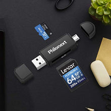 Carica l'immagine nel visualizzatore di Gallery, Philonext - Lettore di schede Memoria SD/Micro SD e Adattatore Card Reader