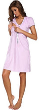 Carica l'immagine nel visualizzatore di Gallery, Italian Fashion IF Camicia da Notte Premaman F2L3C3T1 0114 M, Rosa