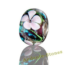 Carica l'immagine nel visualizzatore di Gallery, Andante-Stones Argento massiccio Sterling 925 Perlina di vetro Bead SEALIFE... - Ilgrandebazar