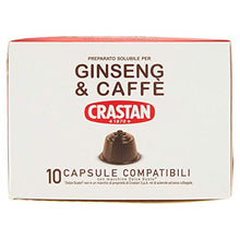 Carica l&#39;immagine nel visualizzatore di Gallery, Crastan Capsule Compatibili 10 Unità (Confezione da 10), Ginseng &amp; Caffè