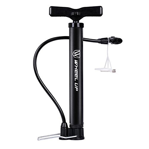 Letton - Pompa da pavimento portatile per bicicletta, valvole Presta e...
