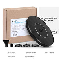 Carica l&#39;immagine nel visualizzatore di Gallery, Dustgo Fontana da giardino esterno, Pompa per fontana solare con pannello...
