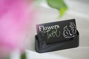 Deflecto 70104 Porta-Tessera da Tavolo Black