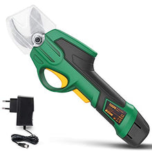 Carica l&#39;immagine nel visualizzatore di Gallery, TECCPO Cesoie da Giardino, 7.2V Forbici a Batteria, 15-22mm Diamerto di...