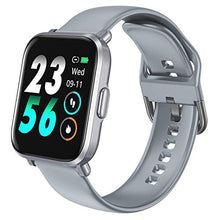 Carica l&#39;immagine nel visualizzatore di Gallery, HolyHigh Smartwatch Fitness Tracker con Touchscreen a Colori Grigio-blu