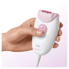 Carica l'immagine nel visualizzatore di Gallery, Braun Silk-épil 3 3-170 Epilatore Elettrico Viola Con Cavo E 1 Bianco/Viola