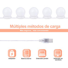 Carica l&#39;immagine nel visualizzatore di Gallery, Luci di Specchio per Trucco LED Lampada da 10 Pcs - Lampadine Dimmerabili - Ilgrandebazar