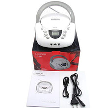 Carica l'immagine nel visualizzatore di Gallery, LONPOO Lettore CD Portatile, Radio Portatili Boombox MP3 Portatili...