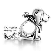 Carica l&#39;immagine nel visualizzatore di Gallery, Charms Cane Bead Da Donna Argento Sterling 925 Con Cristallo Swarovski... - Ilgrandebazar