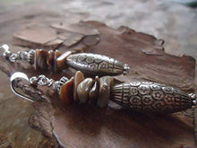 Carica l&#39;immagine nel visualizzatore di Gallery, ♥ BOHO BALI STYL e orecchini unici di pietra della perla ♥