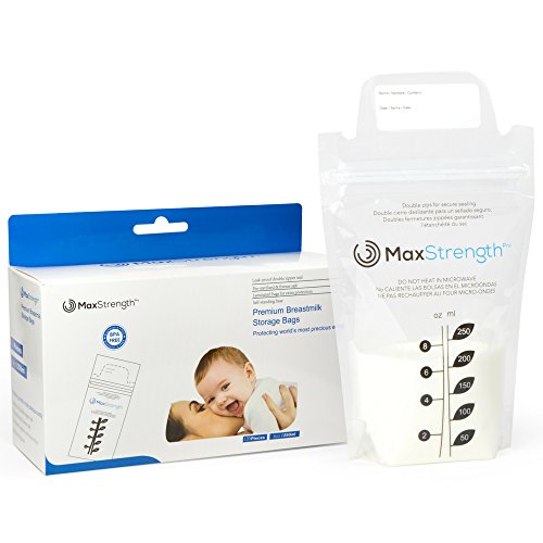 Contenitori per lo stoccaggio del latte materno Set da 120 pz, 8 oz 120pc - Ilgrandebazar