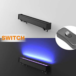 Onforu UV Luce LED 24W, Nera Barra a LED, Lampada Ultravioletta con 24w - Ilgrandebazar