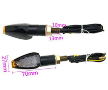 Carica l&#39;immagine nel visualizzatore di Gallery, Micro Trader Indicatore di direzione a LED 12V DC per moto 4 x 12 - Ilgrandebazar