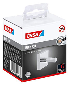 Appendi asciugamani tesa® Ekkro, metallo cromato lucido, autoadesivo,... - Ilgrandebazar
