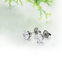 Carica l&#39;immagine nel visualizzatore di Gallery, JewelryWe Gioielli Orecchini Zirconia Brillanti, Piccoli orecchini di 6 Paia - Ilgrandebazar