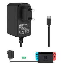 Carica l&#39;immagine nel visualizzatore di Gallery, KINGTOP 15V 2.6A Caricatore Nintendo Switch Alimentatore USB Tipo-C...