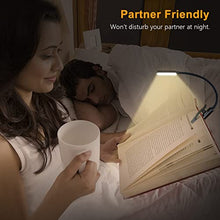 Carica l'immagine nel visualizzatore di Gallery, Gritin Lampada da Lettura, Luce Lettura Ricaricabile USB con 9 LED 3 modalità, Dimmerabile Senza Livelli, Lampada Luce Libro Portatile con Clip, Ideale per E-Reader, Studio, Letto, Viaggi, Tablet