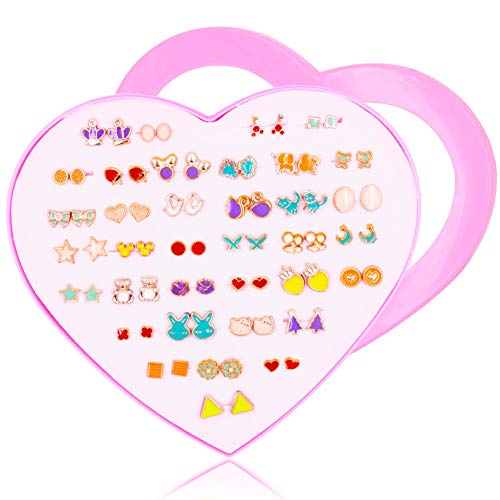 36 Paia Anallergici Set Orecchini a Perno Per Bambina Donne Perle Animale... - Ilgrandebazar