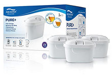 Carica l'immagine nel visualizzatore di Gallery, Aqualogis Pure+ Cartuccia per filtro dell’acqua compatibile con Brita Maxtra+ Caraffa Marella, Style, Fun 3 pezzi bianco