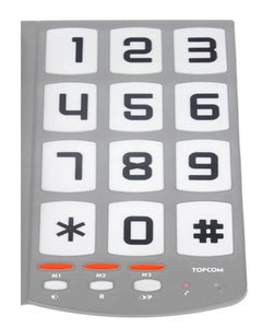 Topcom TS-6650 Sologic T101 Telefono con Grandi Tasti, compatibile con... - Ilgrandebazar
