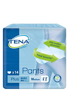 14 Confezione Tena Pantaloni Più Medium (32-43) - Ilgrandebazar