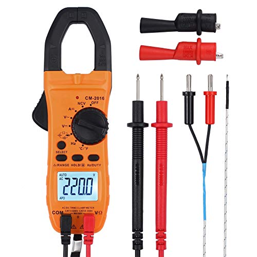 Proster Pinza Amperometrica Digitale Auto-Ranging TRMS 6000 Count 6000 - Ilgrandebazar