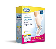 Carica l&#39;immagine nel visualizzatore di Gallery, Scholl Pedimask Maschera Piedi Nutriente con Olio di Macadamia, 4 Paia di...