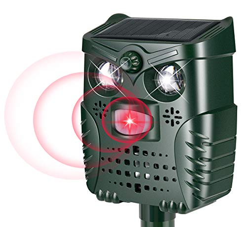 PewinGo Repellente Gatti, Ultrasuoni Energia Solare Impermeabile...