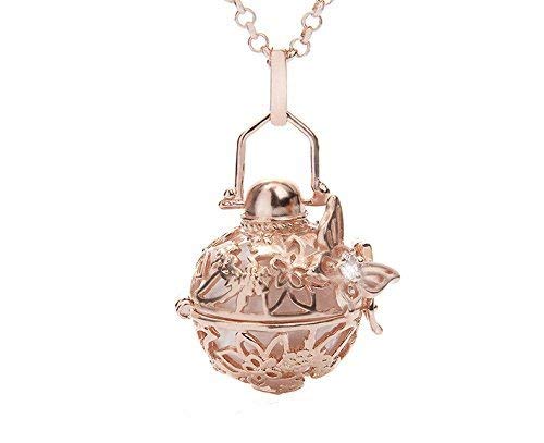 Silvity 847201P-20, collana con ciondolo chiama angeli, da donna, con...