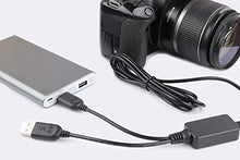 Carica l&#39;immagine nel visualizzatore di Gallery, [Versione aggiornata] DR-E6 Batteria fittizia accoppiatore CC PACK-E6...