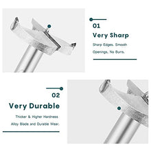 Carica l&#39;immagine nel visualizzatore di Gallery, 6pcs Punte Forstner per Legno, Diametro 30/35/40/45/50/60mm,Utensili...