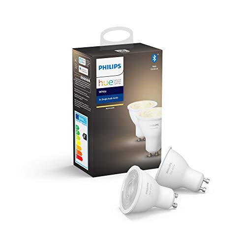 Philips Hue White Atacco GU10 - Faretti dimmerabili, Luce Bianca Calda, 2... - Ilgrandebazar