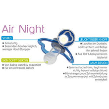 Carica l&#39;immagine nel visualizzatore di Gallery, MAM, ciuccio in silicone Air Night, 6-16 blau - Ilgrandebazar