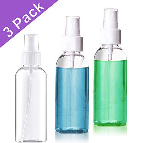 3 Pezzi (50 ML) Bottiglie Spray Trasparente Plastic Fine Nebbia Bottiglia...