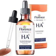 Carica l&#39;immagine nel visualizzatore di Gallery, 60ml. Bio Siero Viso con Acido Ialuronico Puro a 3 pesi Molecolari, Vitamina C e Noti Agenti Antirughe e Antietà. Biologico,Vegano,Idratante e Illuminante. Ideale anche Come Crema Contorno Occhi