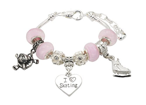 Jewellery Hut 'I Love to skate, pattinaggio su ghiaccio a tema per bambini... - Ilgrandebazar