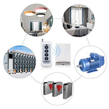 Carica l'immagine nel visualizzatore di Gallery, InduSKY DC 12V 433Mhz 4 Canali Ricevitore Relè Wireless Interruttore con...