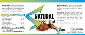 NATURAL SPRINT,Transito Intestinale,Lassativo , Naturale,Dimagrante Forte,Stitichezza,Intestino Pigro,Metabolismo lento,controllo del peso,Ministero della Salute 72355
